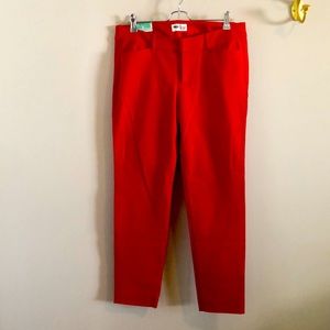 Red old navy pixie pant